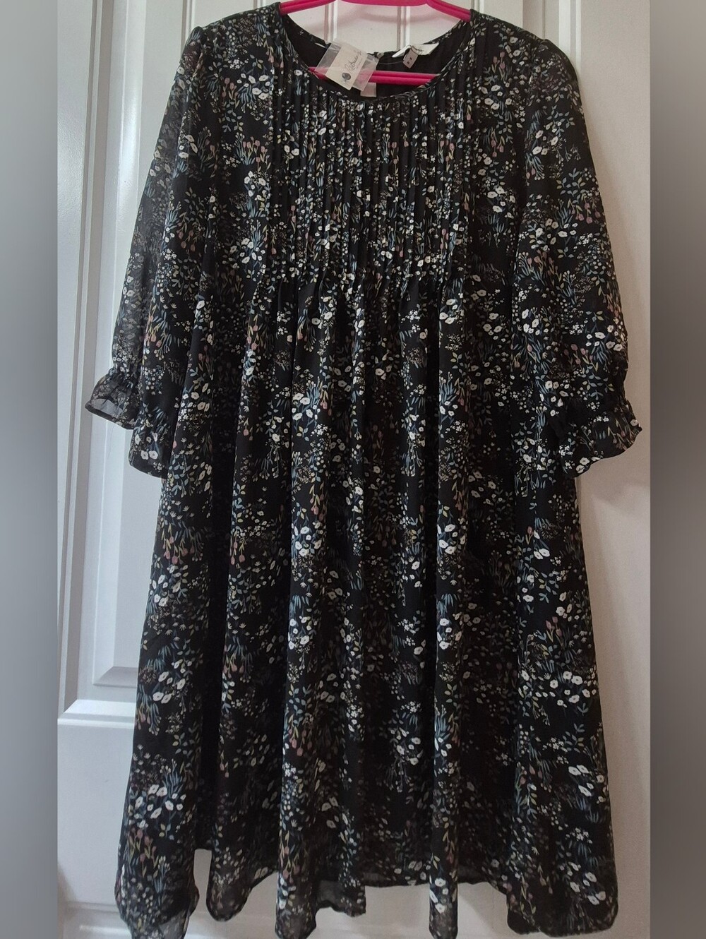 Womens Reitman's Floral Midi Swing Dress Sz Med New With Tags